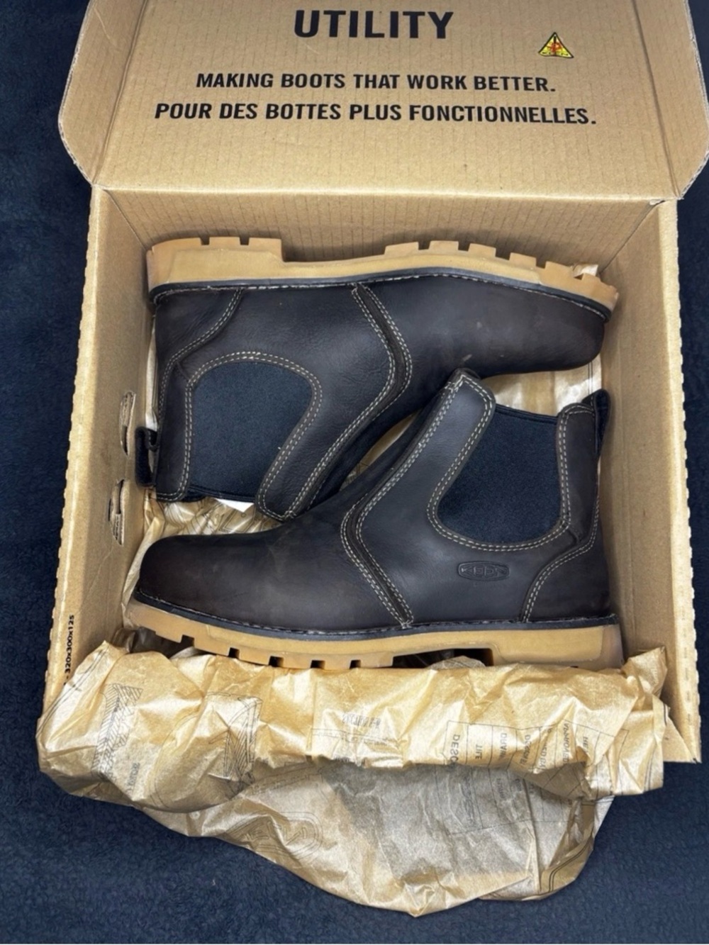 Keen Brown Seattle Romeo 9 EE Wide Safety Boots
